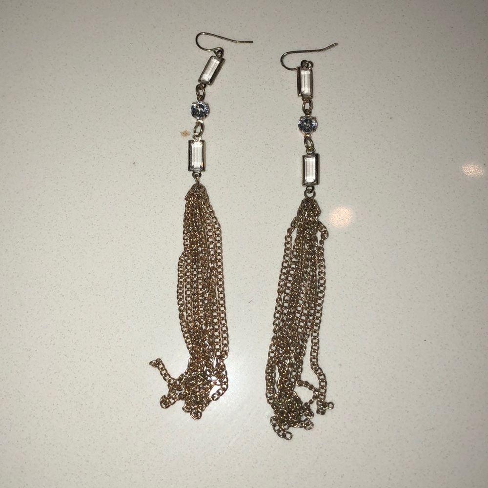 Hanging gold earrings🤩🤩🤩